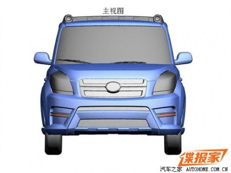 Patent Applied: facelift for the Great Wall Haval M2