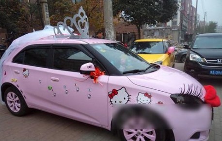 MG3 is Pink & Hello Kitty in China