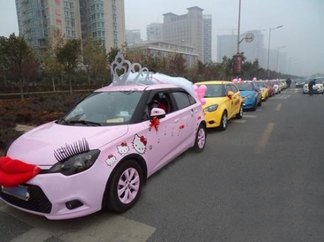 MG3 is Pink & Hello Kitty in China