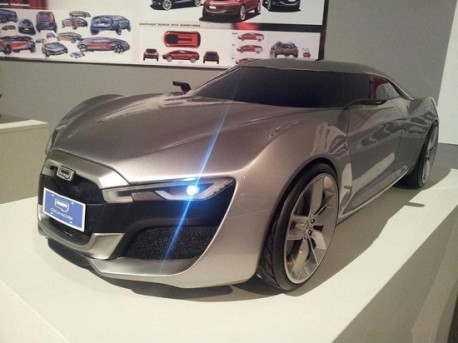 Qoros concept car for the Geneva Auto Show unveiled in China