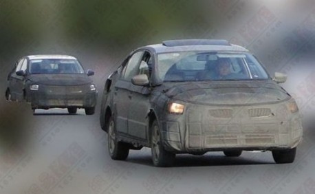 Spy Shots: Skoda Rapid seen testing in China