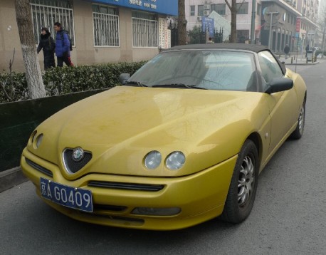 Spotted in China: Alfa Romeo Spider 