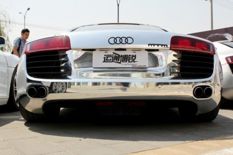 aAudi R8 is Bling in China