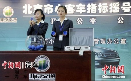 Beijing will maintain car quota and license plate lottery for 2013