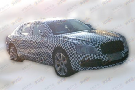 Spy Shots: new Bentley Continental Flying Spur testing in China