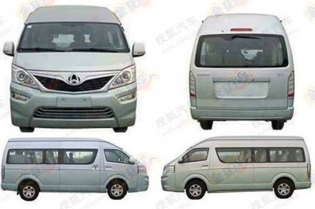 Spy Shots: Chang'an Zunhang goes for the Toyota Hiace