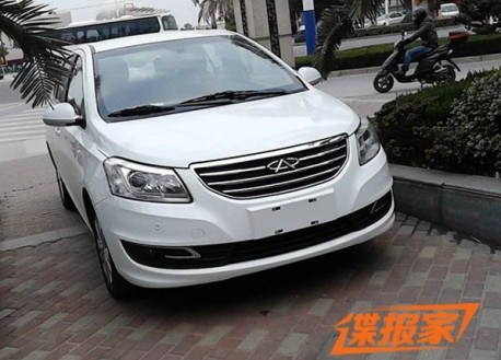 Spy Shots: Chery E3 testing in China