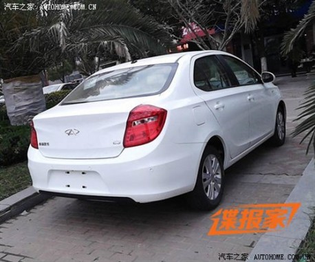 Spy Shots: Chery E3 testing in China