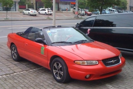 First generation Chrysler Sebring Convertible is a Wedding Car in China