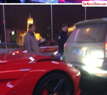 First Ferrari F12berlinetta crash in the World, in China