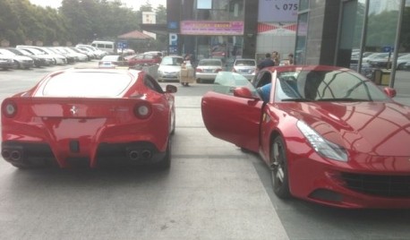 Ferrari F12berlinetta & Ferrari FF meet in Guangzhou, China