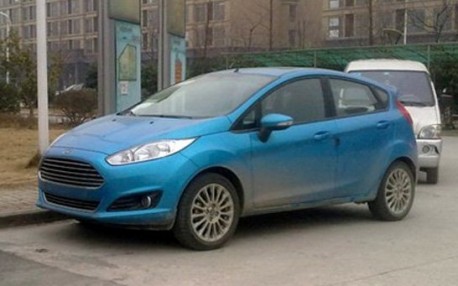 Spy Shots: facelifted Ford Fiesta hatchback Naked in China