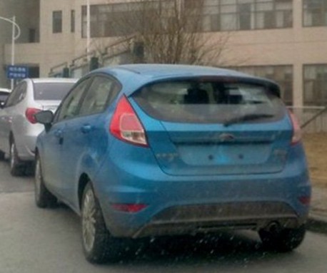 Spy Shots: facelifted Ford Fiesta hatchback Naked in China