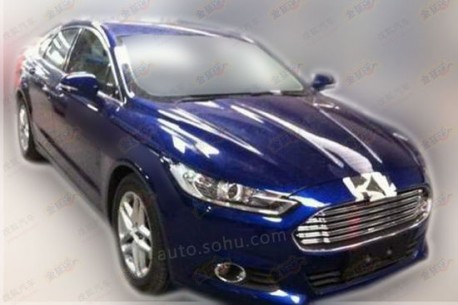 Spy Shots: China-made Ford Mondeo gets an extra shiny Grille