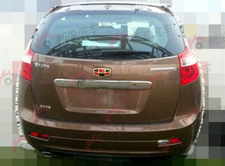 Spy Shots: Geely Emgrand EX8 SUV testing in China