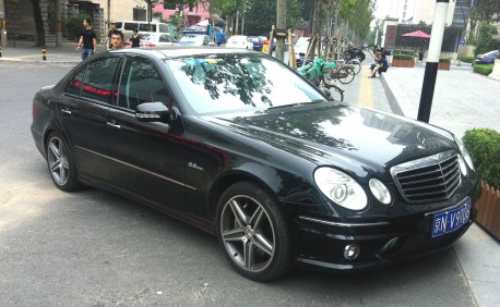 Spotted in China: W211 Mercedes-Benz E63 AMG