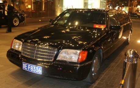 Spotted in China: W140 Pullman Mercedes-Benz '6000 SEL' stretched limousine