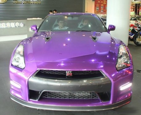 Nissan GT-R is Shiny Purple in China