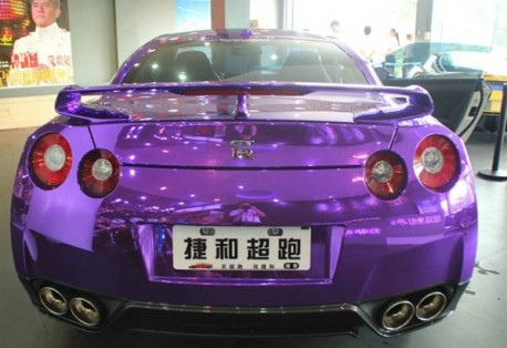 Nissan GT-R is Shiny Purple in China