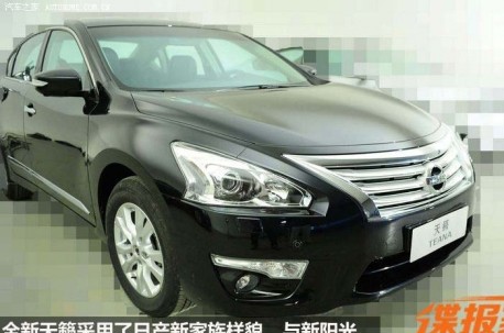 Spy Shots: new Nissan Teana shows a bit more in China