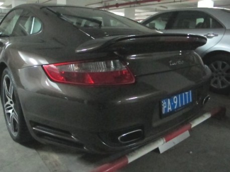 Porsche 911 Turbo with a License in China