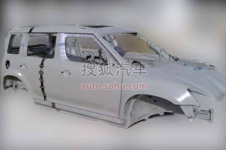 Spy Shots: stretched Skoda Yeti in the factory in China
