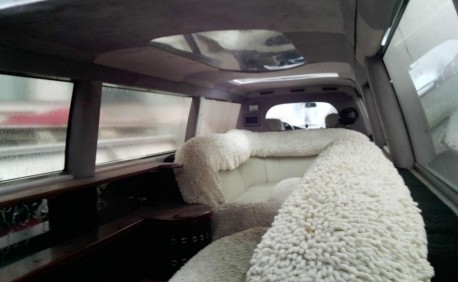 Toyota Landcruiser is a stretched limousine in China