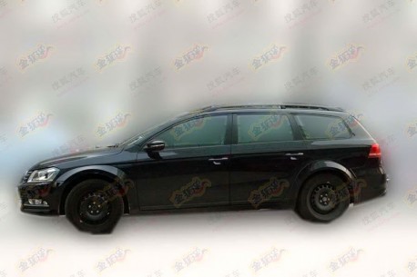 Spy Shots: B8 Volkswagen Passat Variant testing in China