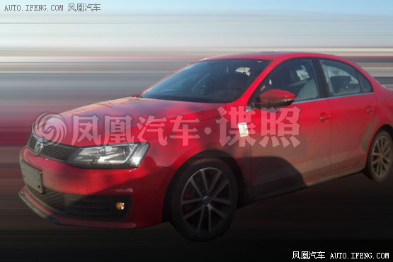 Spy Shots: Volkswagen Sagitar GLI seen testing in China
