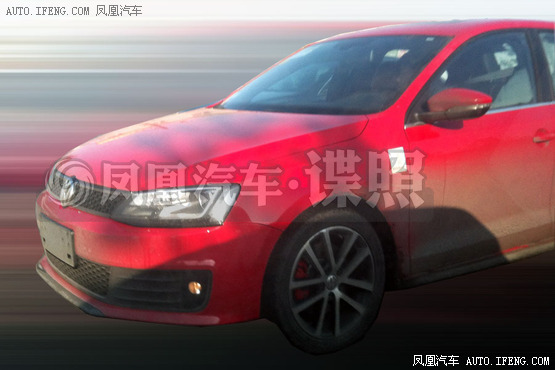 Spy Shots: Volkswagen Sagitar GLI seen testing in China