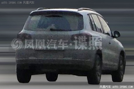 Spy Shots: facelifted Volkswagen Tiguan testing in China, gets Blue Motion