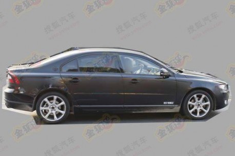 Spy Shots: facelifted Volvo S80L testing in China again