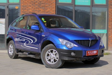 Spy Shots: new SsangYong Actyon testing in China