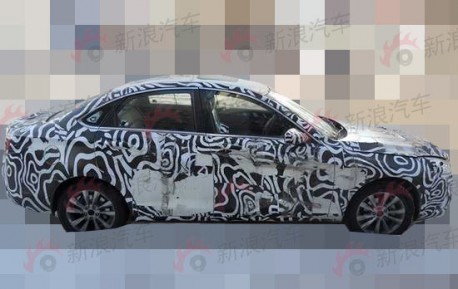 Spy Shots: Beijing Auto C50E seen road testing in China