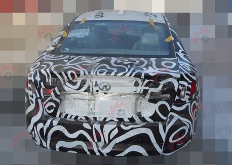 Spy Shots: Beijing Auto C50E seen road testing in China