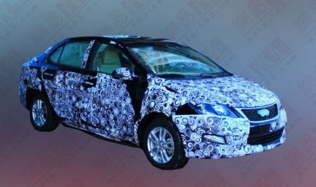 Spy Shots: Chery A2 sedan testing in China