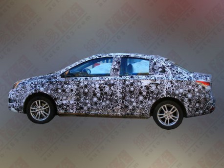 Spy Shots: Chery A2 sedan testing in China