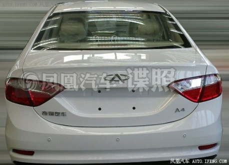 Spy Shots: Chery A4 is Ready for the Chinese car market