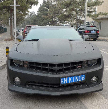 Chevrolet Camaro is carbon fiber matte black in China