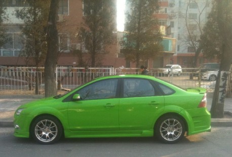 Ford Focus sedan is Green in China