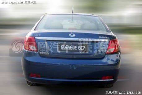 Spy Shots: facelift for the Geely GLEagle GC7 in China