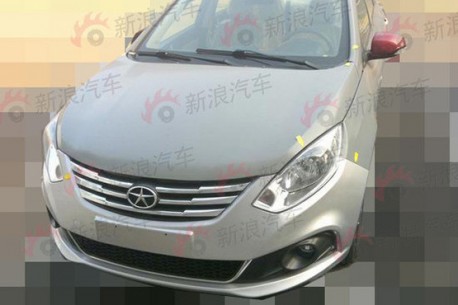 Spy Shots: JAC Heyue A30 sedan testing in China