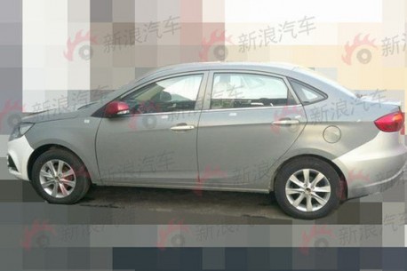 Spy Shots: JAC Heyue A30 sedan testing in China