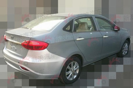 Spy Shots: JAC Heyue A30 sedan testing in China