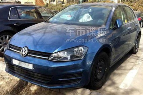 Spy Shots: Volkswagen Golf 7 gets Ready for the Chinese auto market