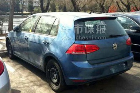 Spy Shots: Volkswagen Golf 7 gets Ready for the Chinese auto market