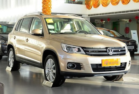 Spy Shots: facelifted Volkswagen Tiguan is Naked in China