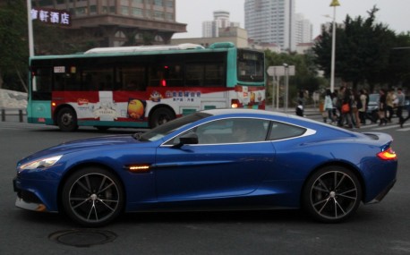 First Aston Martin Vanquish on the Road in China