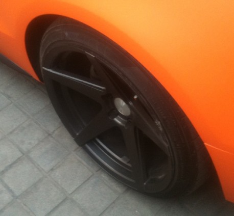 Audi S5 Coupe is matte orange & matte black in China