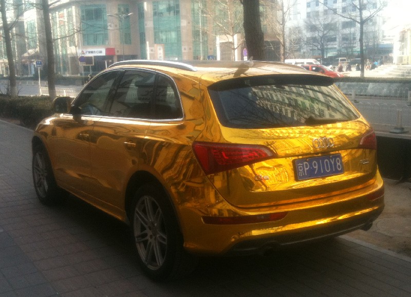 Bling! Audi Q5 is Gold in China